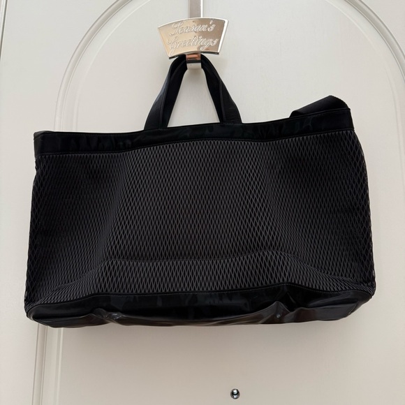 NWT Victoria’s Secret VSX Black Mesh Tote Bag - Picture 10 of 15